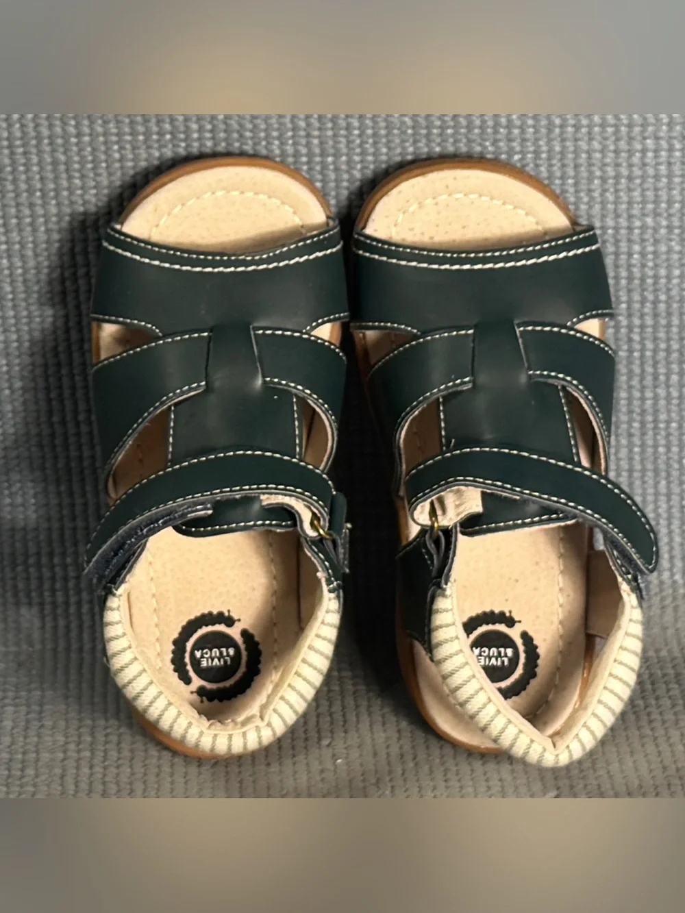 LIVIE & LUCA Sailor Navy Blue Sandals Kid’s Size 12C